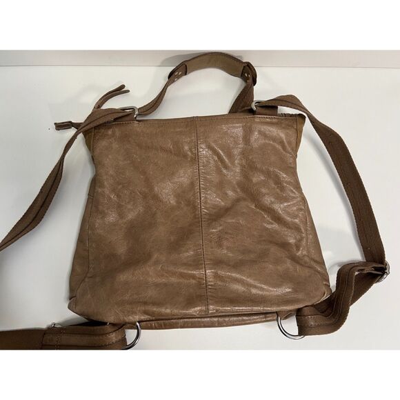 The Sak Ventura Convertible Tan Leather Backpack - Picture 5 of 10